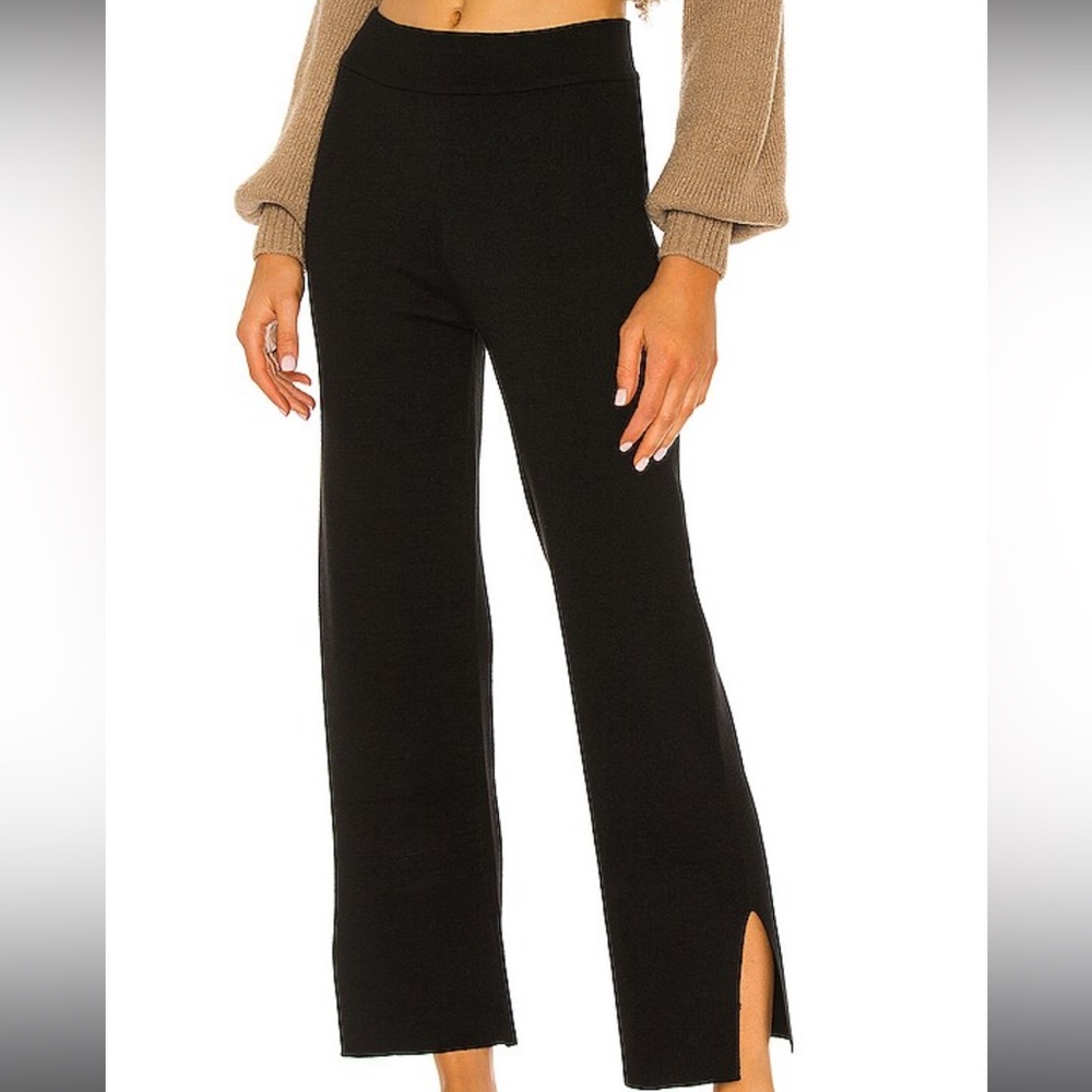 L’académie Kaden Knit Pants in Black - size large
